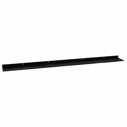 vidaXL Screw-on Door Brush Seals 12 pcs Black 100 cm Aluminium Alloy 4