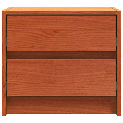 vidaXL Bedside Tables Wax Brown 40 x 30.5 x 35.5 cm Pine Wood 5