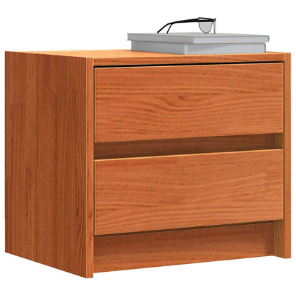vidaXL Bedside Tables Wax Brown 40 x 30.5 x 35.5 cm Pine Wood 3