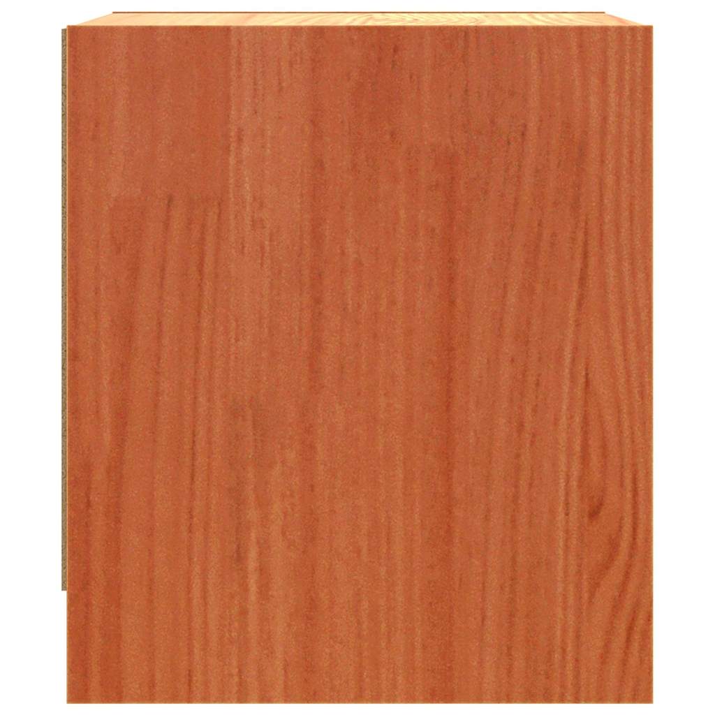 vidaXL Bedside Tables Wax Brown 40 x 30.5 x 35.5 cm Pine Wood 6