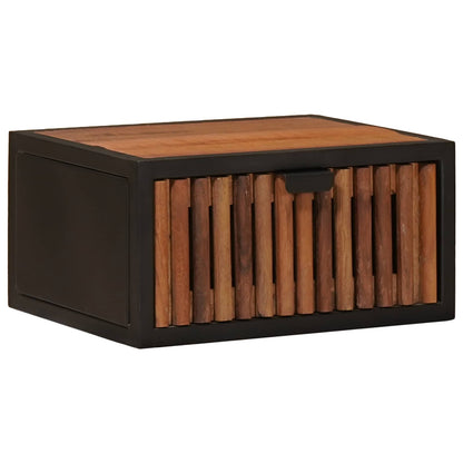 vidaXL Handmade Bedside Cabinet Natural 40 x 30 x 20 cm 4