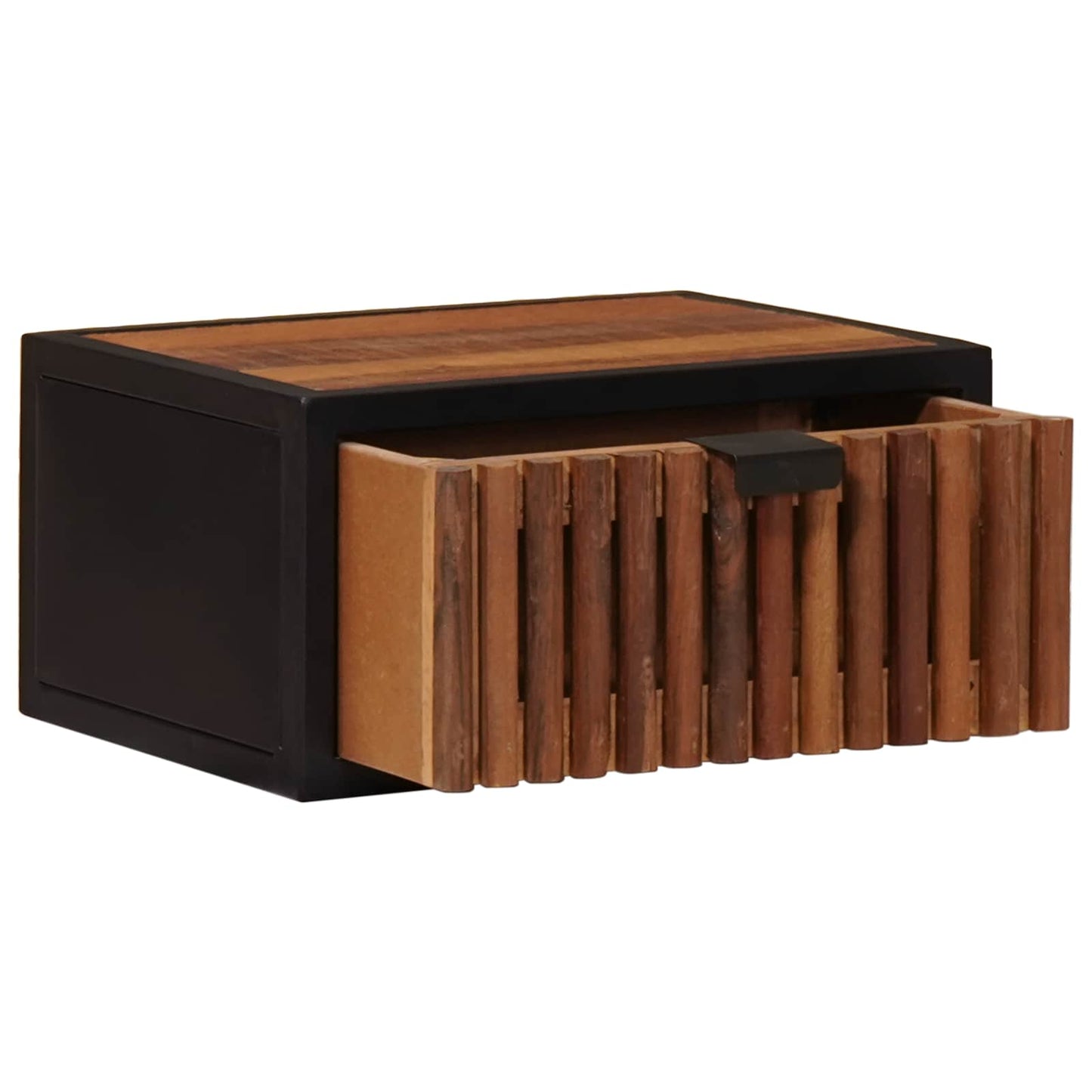 vidaXL Handmade Bedside Cabinet Natural 40 x 30 x 20 cm 5