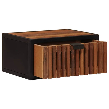 vidaXL Handmade Bedside Cabinet Natural 40 x 30 x 20 cm 5