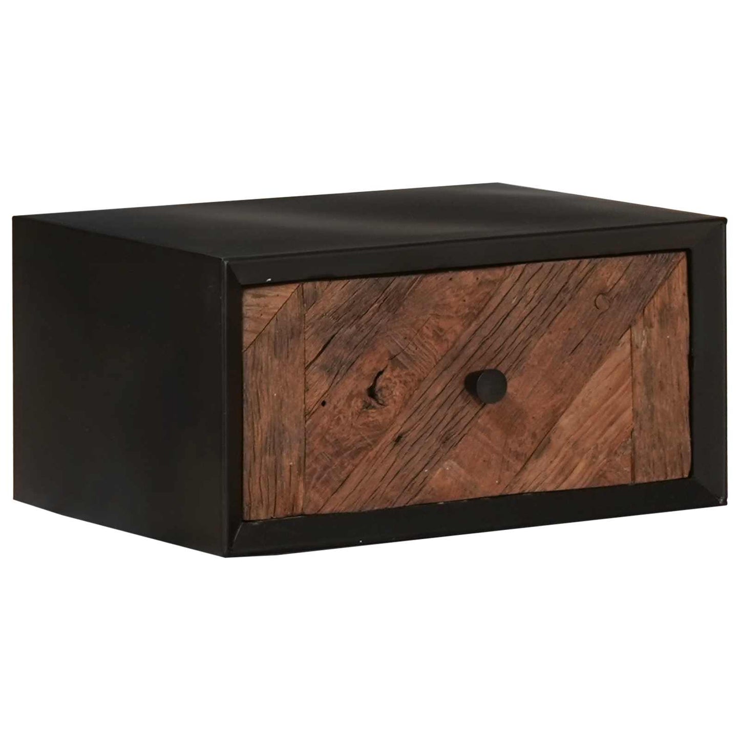 vidaXL Handmade Bedside Cabinet Natural 40 x 30 x 20 cm 2