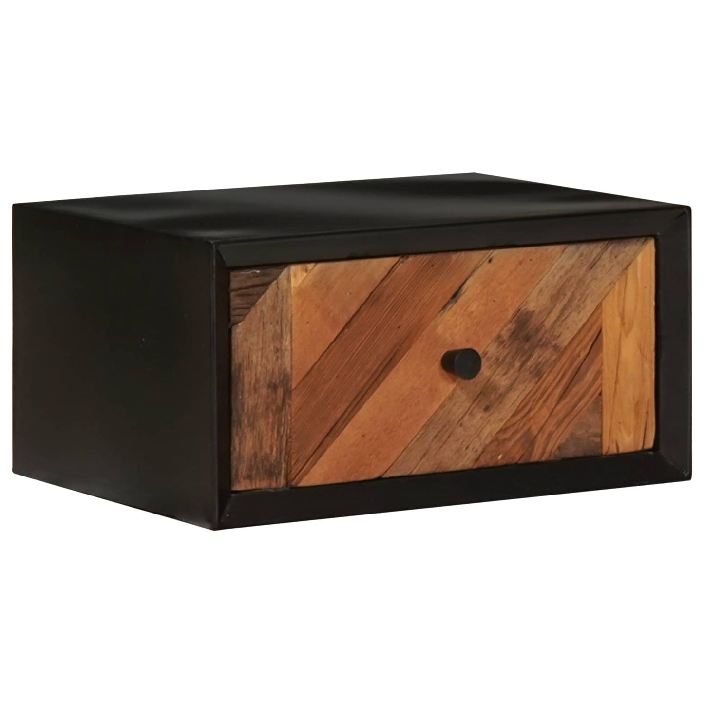 vidaXL Handmade Bedside Cabinet Natural 40 x 30 x 20 cm 3