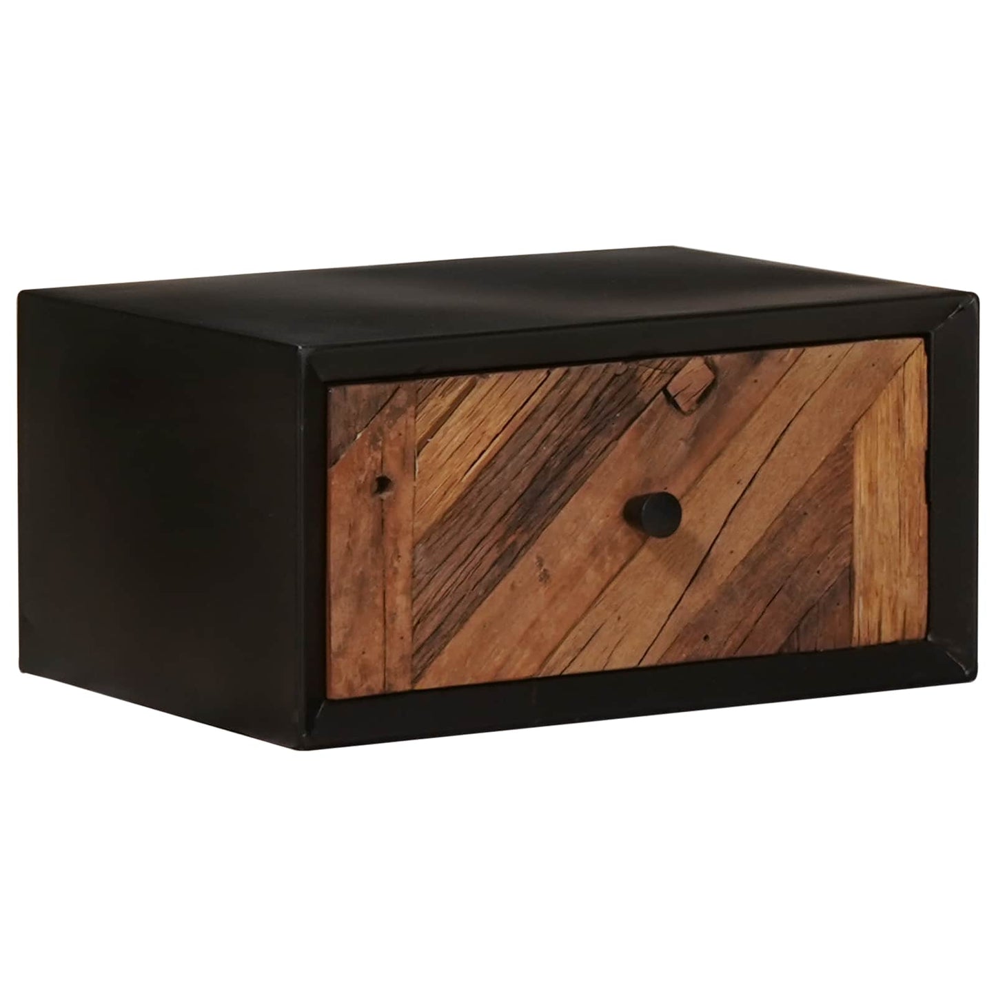 vidaXL Handmade Bedside Cabinet Natural 40 x 30 x 20 cm 4