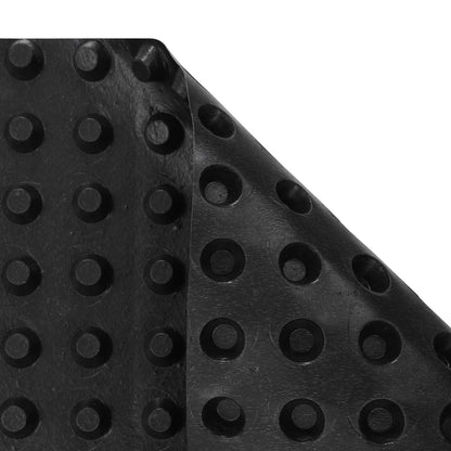 vidaXL Dimpled Drainage Sheet Black 1 x 20 m HDPE 6
