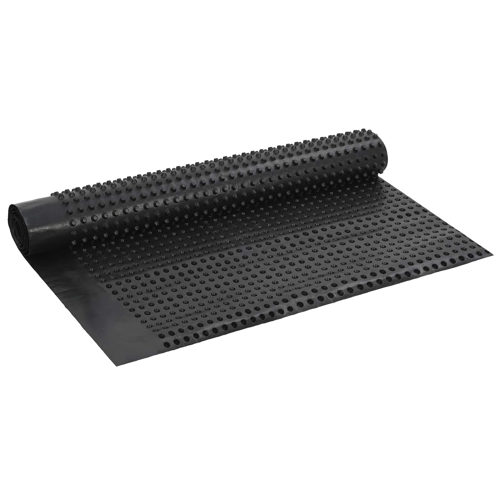 vidaXL Dimpled Drainage Sheet Black 1 x 20 m HDPE 2