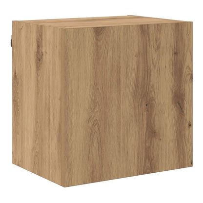 4 Piece TV Wall Units Engineered Wood Artisan oak