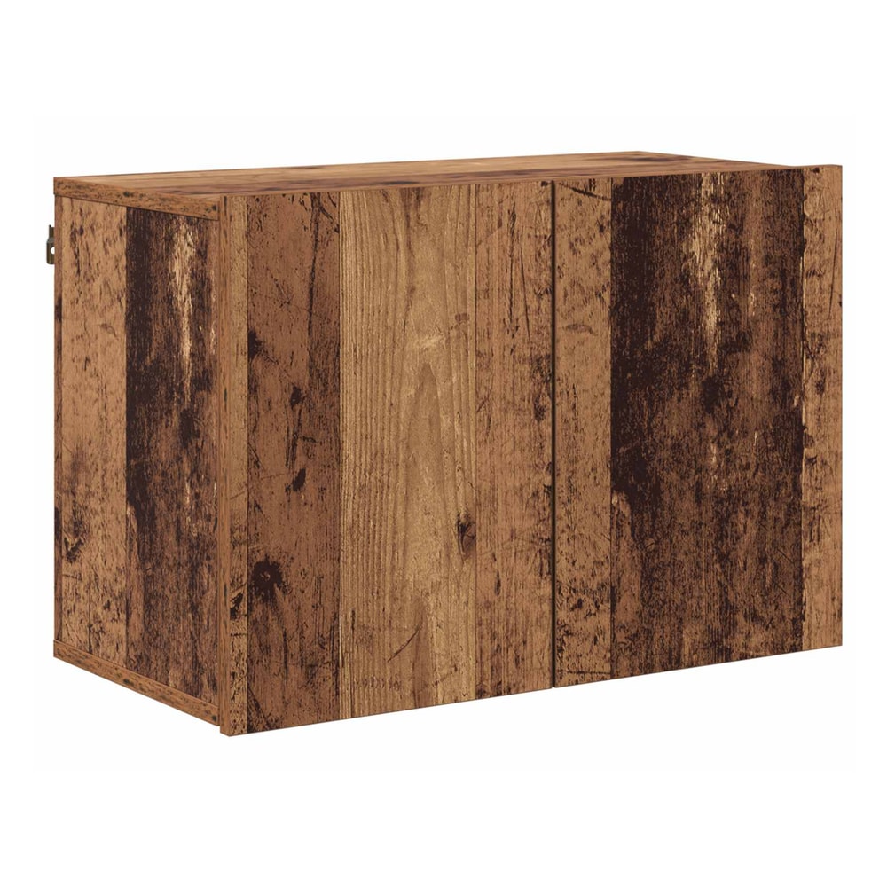 5 Piece TV Wall Units Engineered Wood Old wood