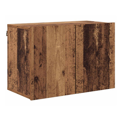 5 Piece TV Wall Units Engineered Wood Old wood