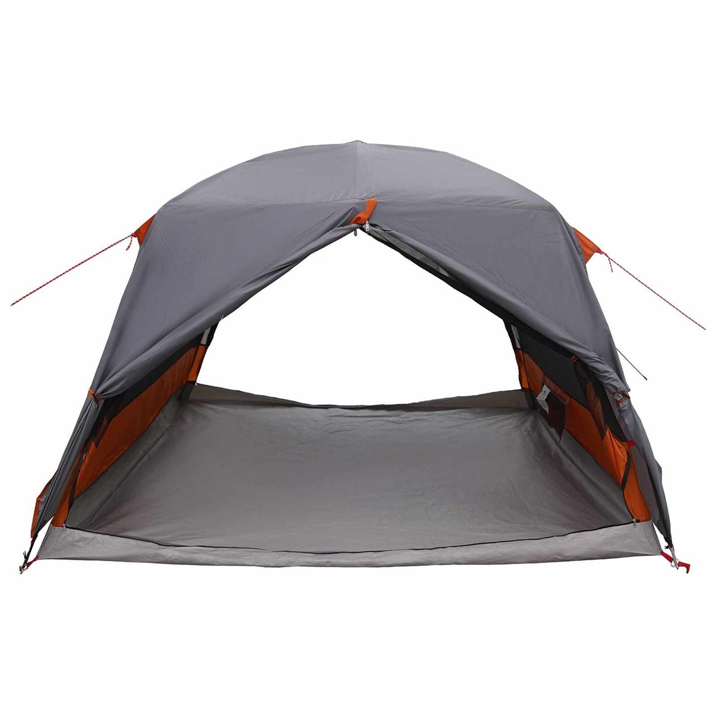vidaXL Backpacking Tent 2-Person Grey and Orange 5