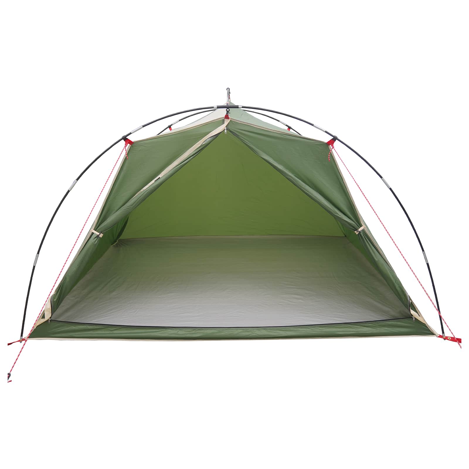 vidaXL Tunnel Tent 4-Person Green 185T Polyester with PU Coating 4