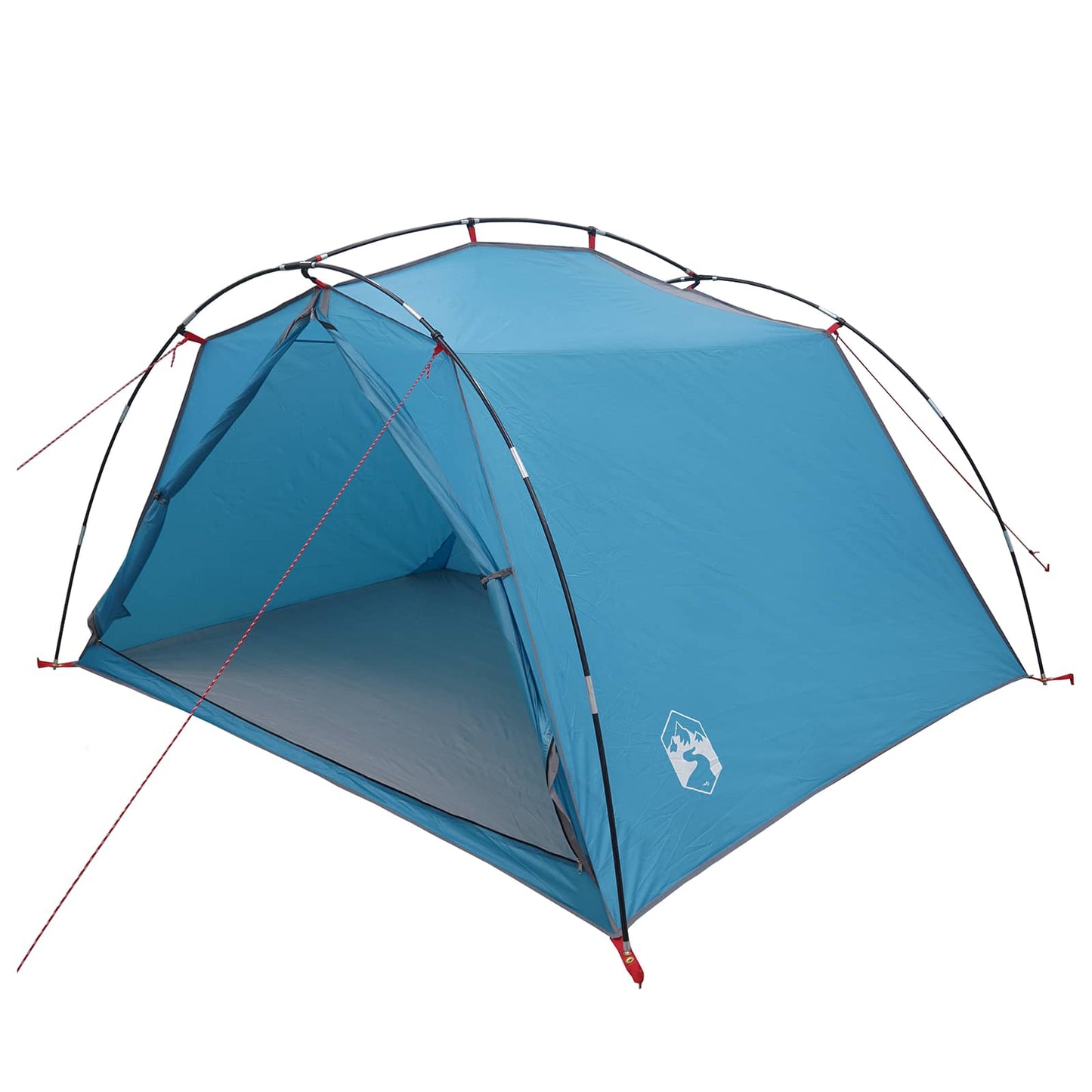 vidaXL Tunnel Tent 4-Person Blue 185T Polyester with PU Coating 2