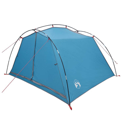 vidaXL Tunnel Tent 4-Person Blue 185T Polyester with PU Coating 3