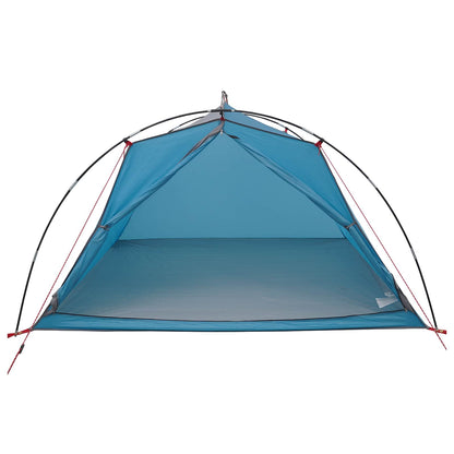 vidaXL Tunnel Tent 4-Person Blue 185T Polyester with PU Coating 4