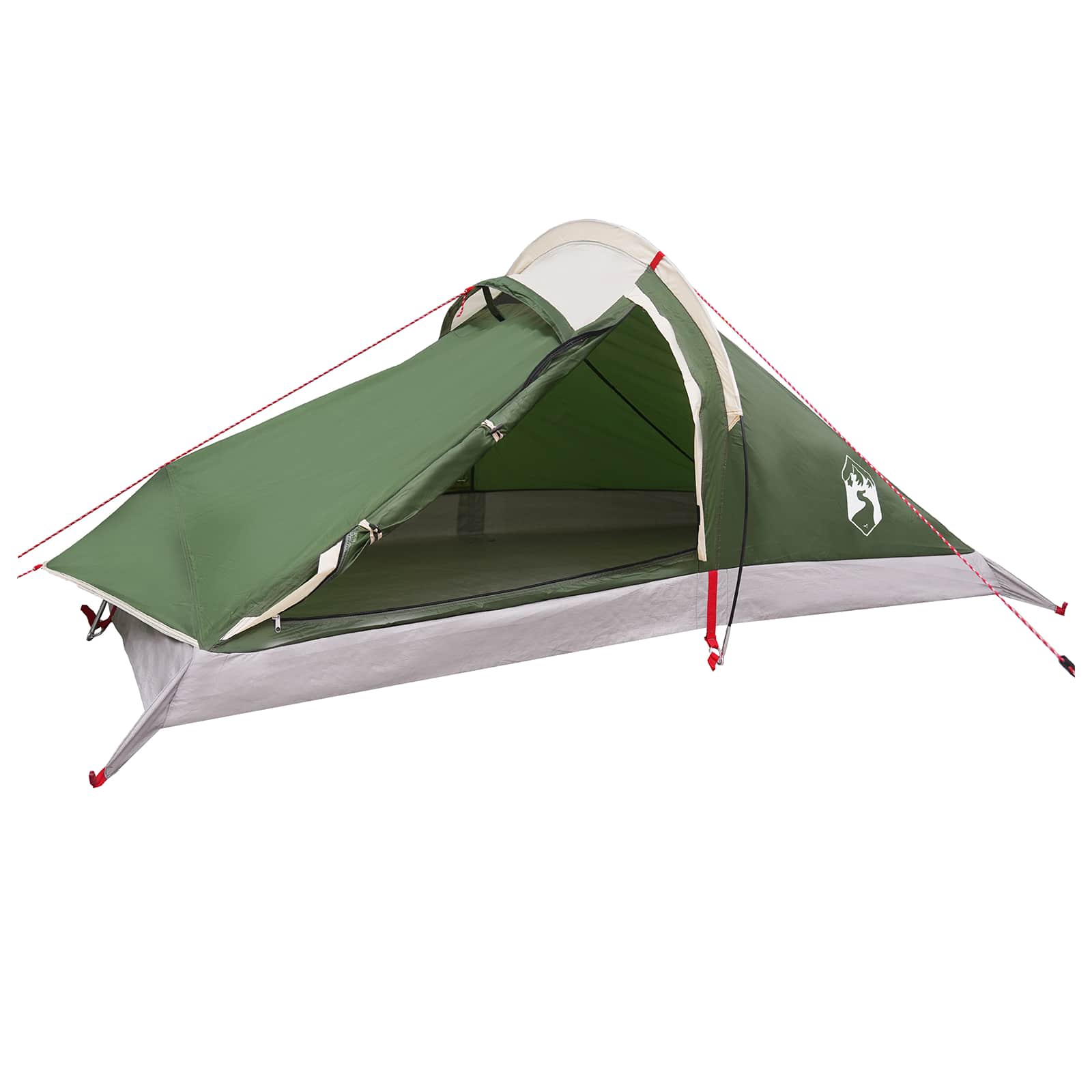 vidaXL Backpacking Tent 4-Person Green 185T Polyester with PU Coating 2