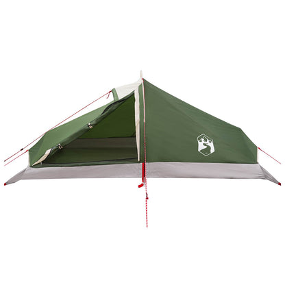 vidaXL Backpacking Tent 4-Person Green 185T Polyester with PU Coating 4