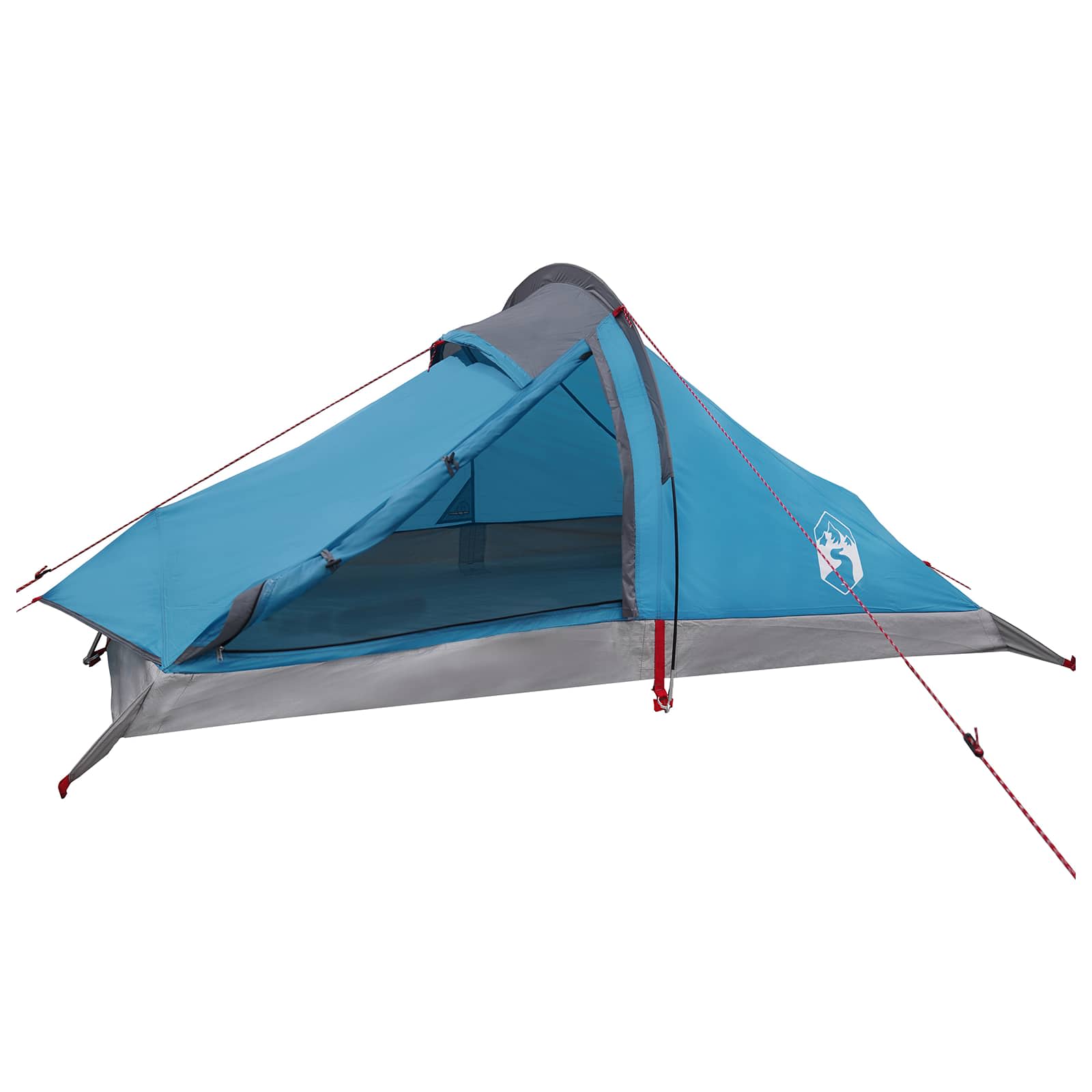 vidaXL Backpacking Tent 4-Person Blue 185T Polyester with PU Coating 2