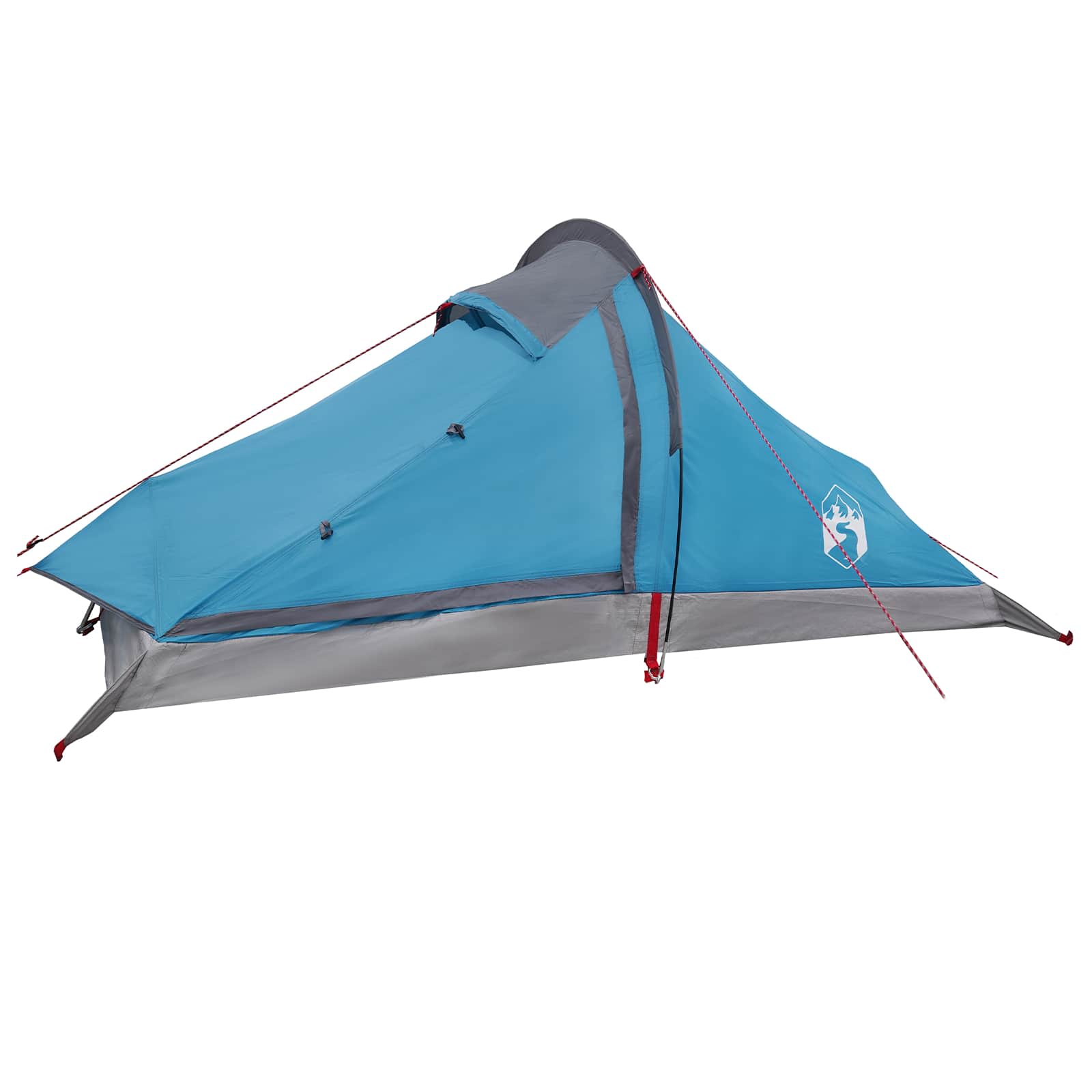 vidaXL Backpacking Tent 4-Person Blue 185T Polyester with PU Coating 3