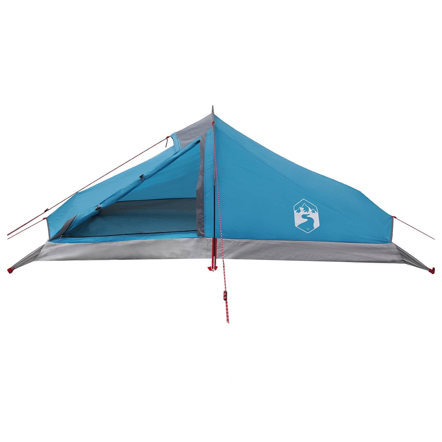 vidaXL Backpacking Tent 4-Person Blue 185T Polyester with PU Coating 4