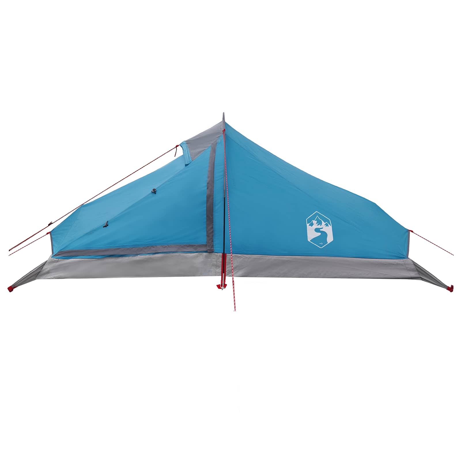 vidaXL Backpacking Tent 4-Person Blue 185T Polyester with PU Coating 5