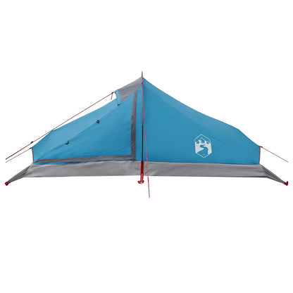 vidaXL Backpacking Tent 4-Person Blue 185T Polyester with PU Coating 5