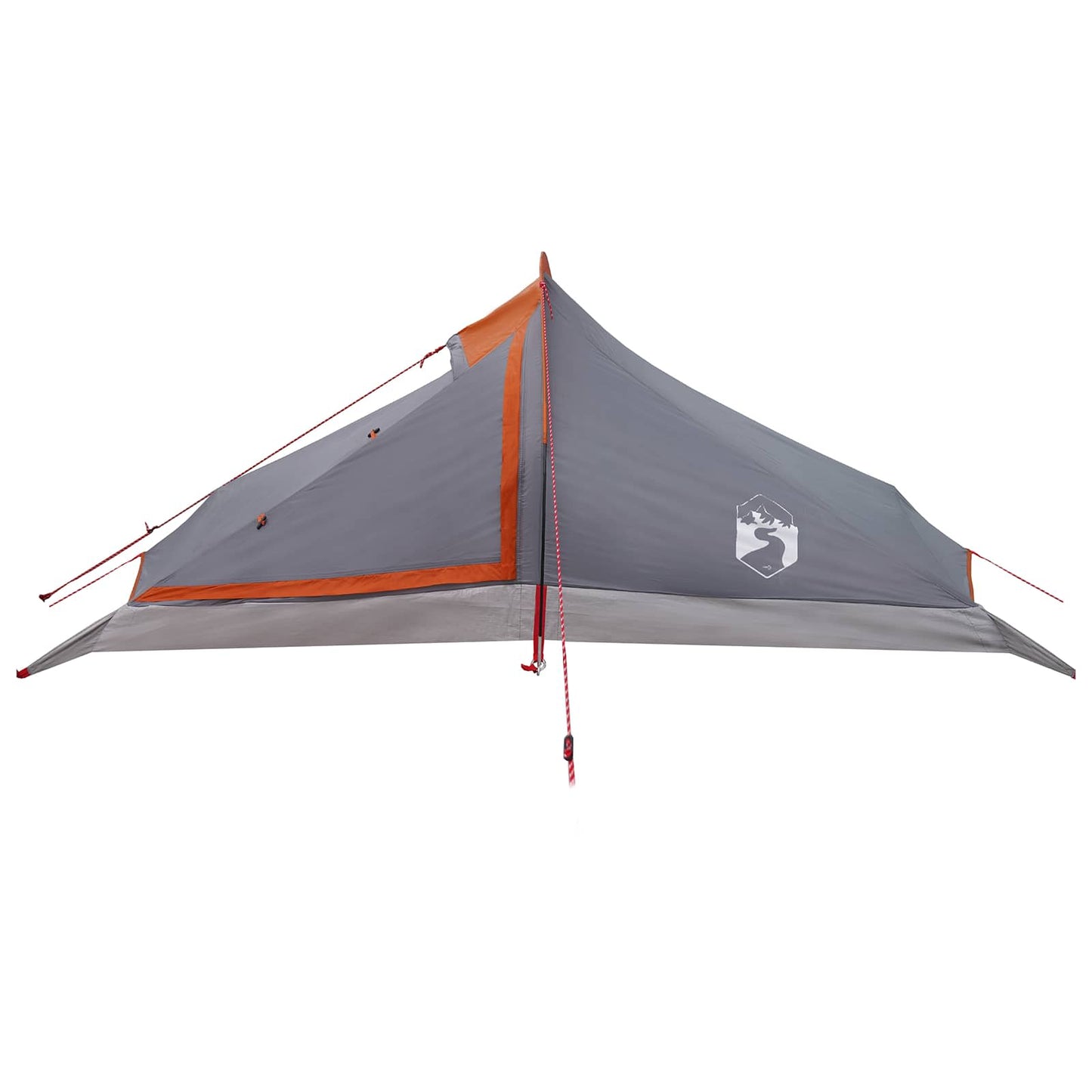 vidaXL Backpacking Tent 4-Person Grey and Orange 5