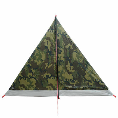 vidaXL Backpacking Tent 4-Person Camouflage 6