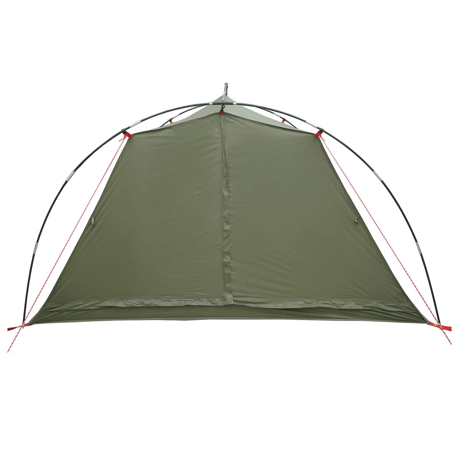 vidaXL Tunnel Tent 4-Person Olive Green 185T Polyester with PU Coating 5