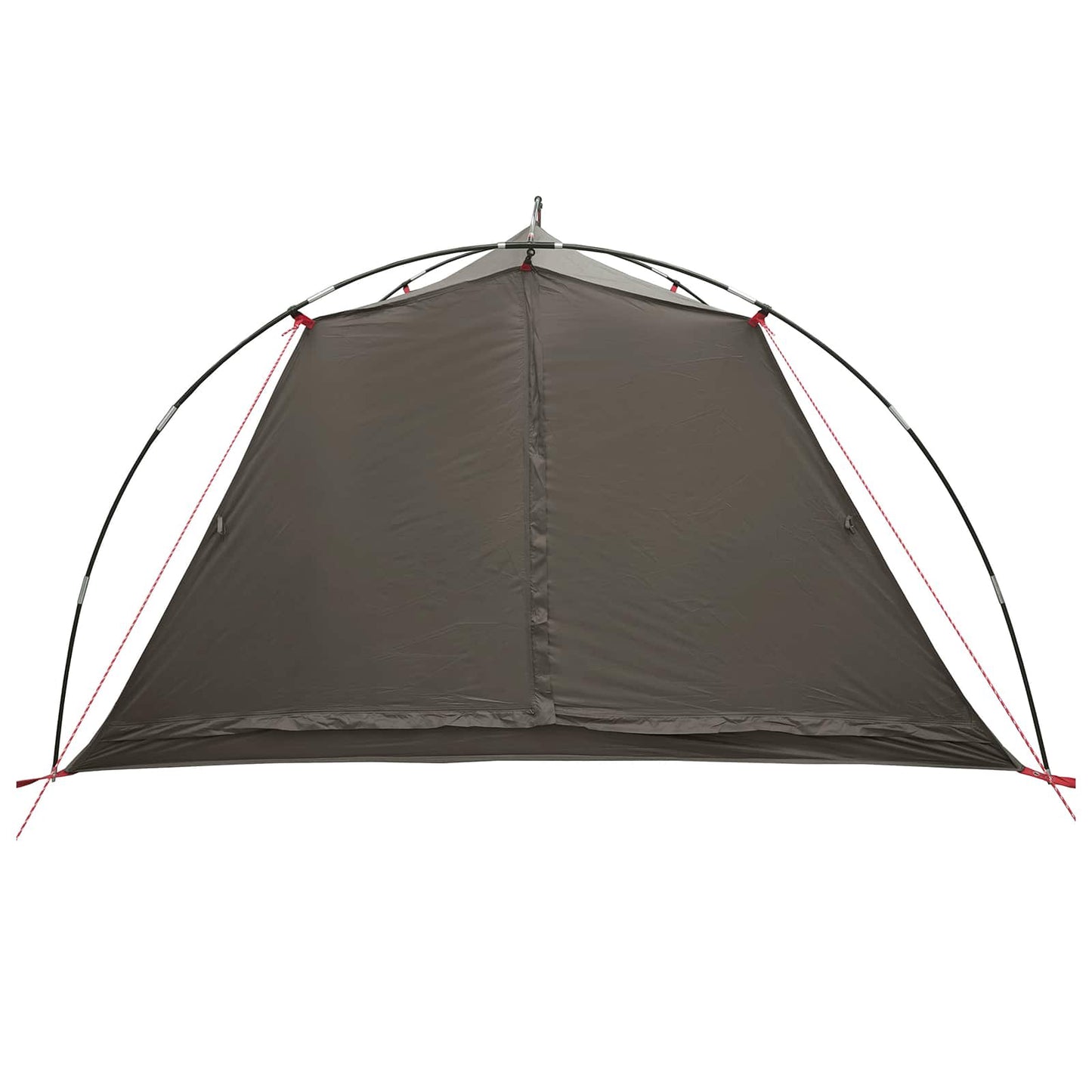 vidaXL Tunnel Tent 4-Person Brown and Grey 5