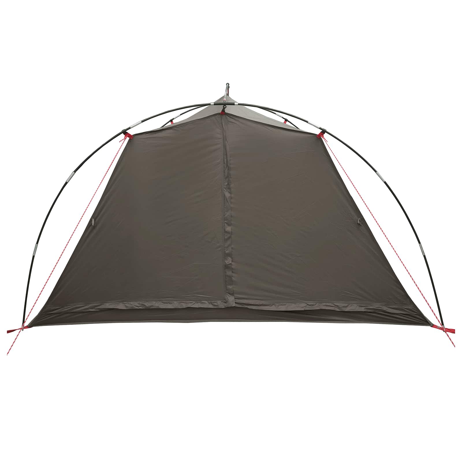 vidaXL Tunnel Tent 4-Person Brown and Grey 5