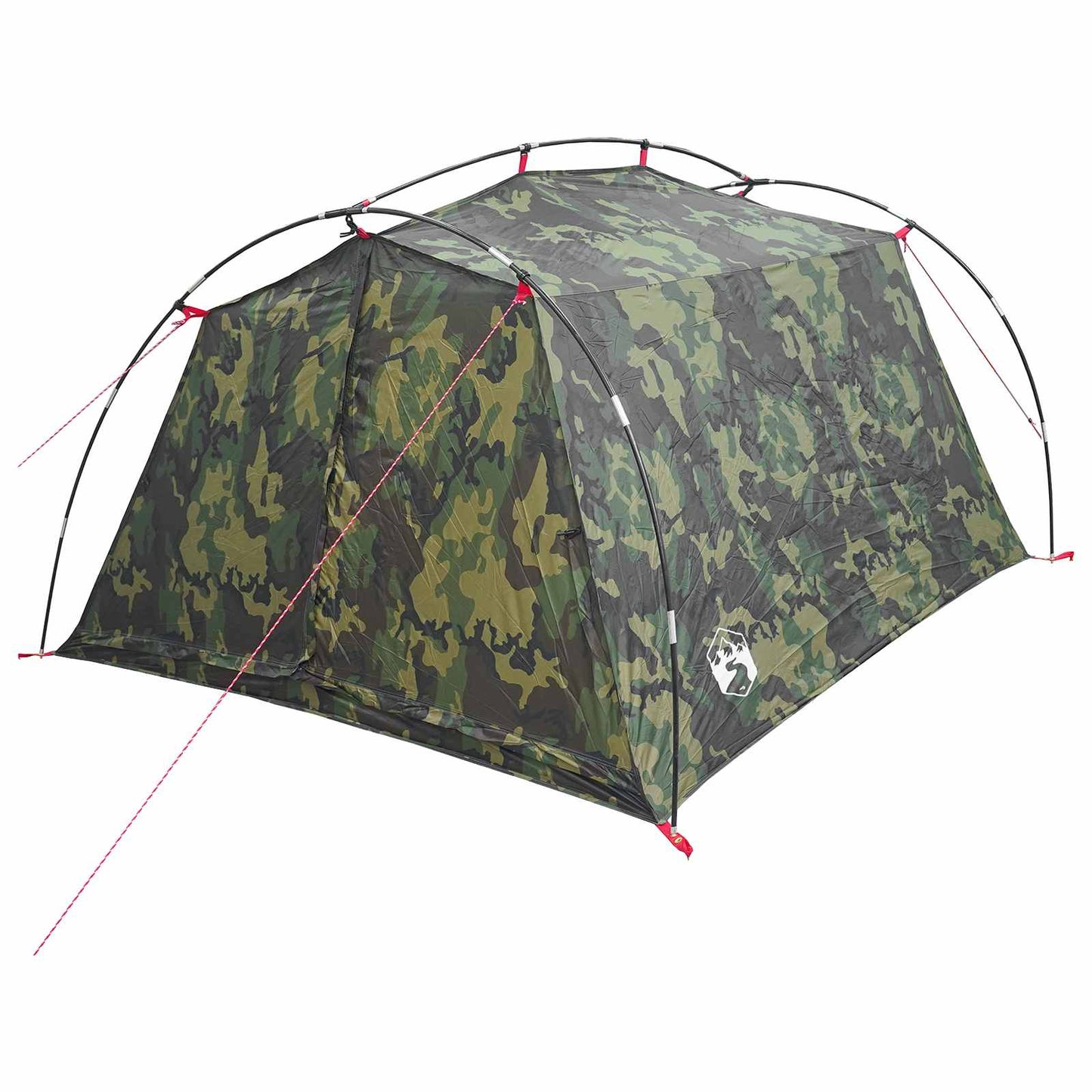 vidaXL Tunnel Tent 2-Person Camouflage 185T Polyester with PU Coating 3