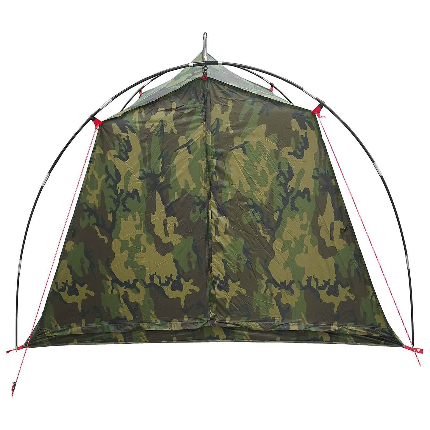 vidaXL Tunnel Tent 2-Person Camouflage 185T Polyester with PU Coating 5