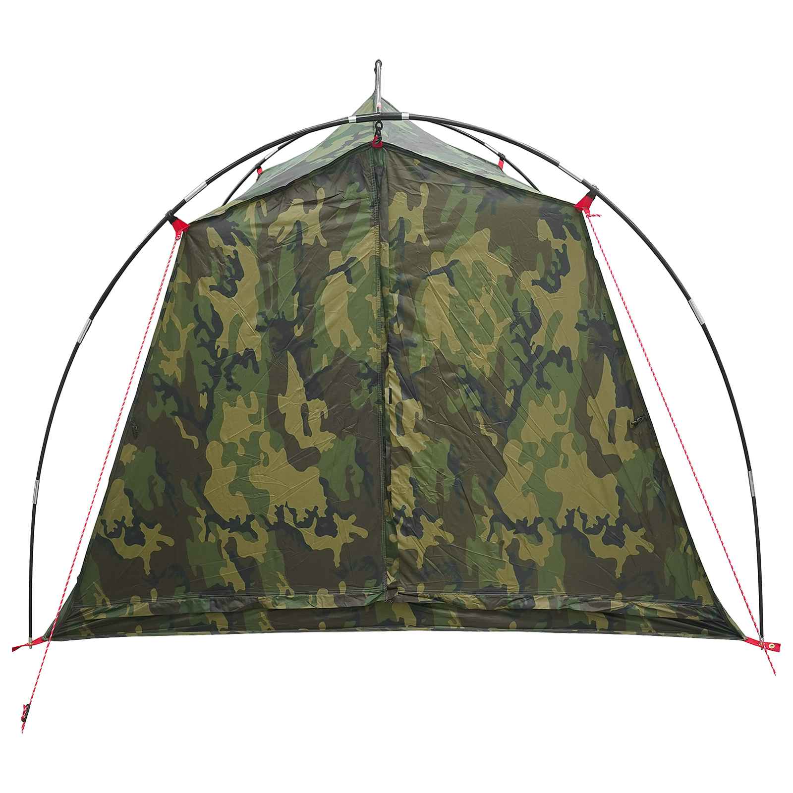 vidaXL Tunnel Tent 2-Person Camouflage 185T Polyester with PU Coating 5