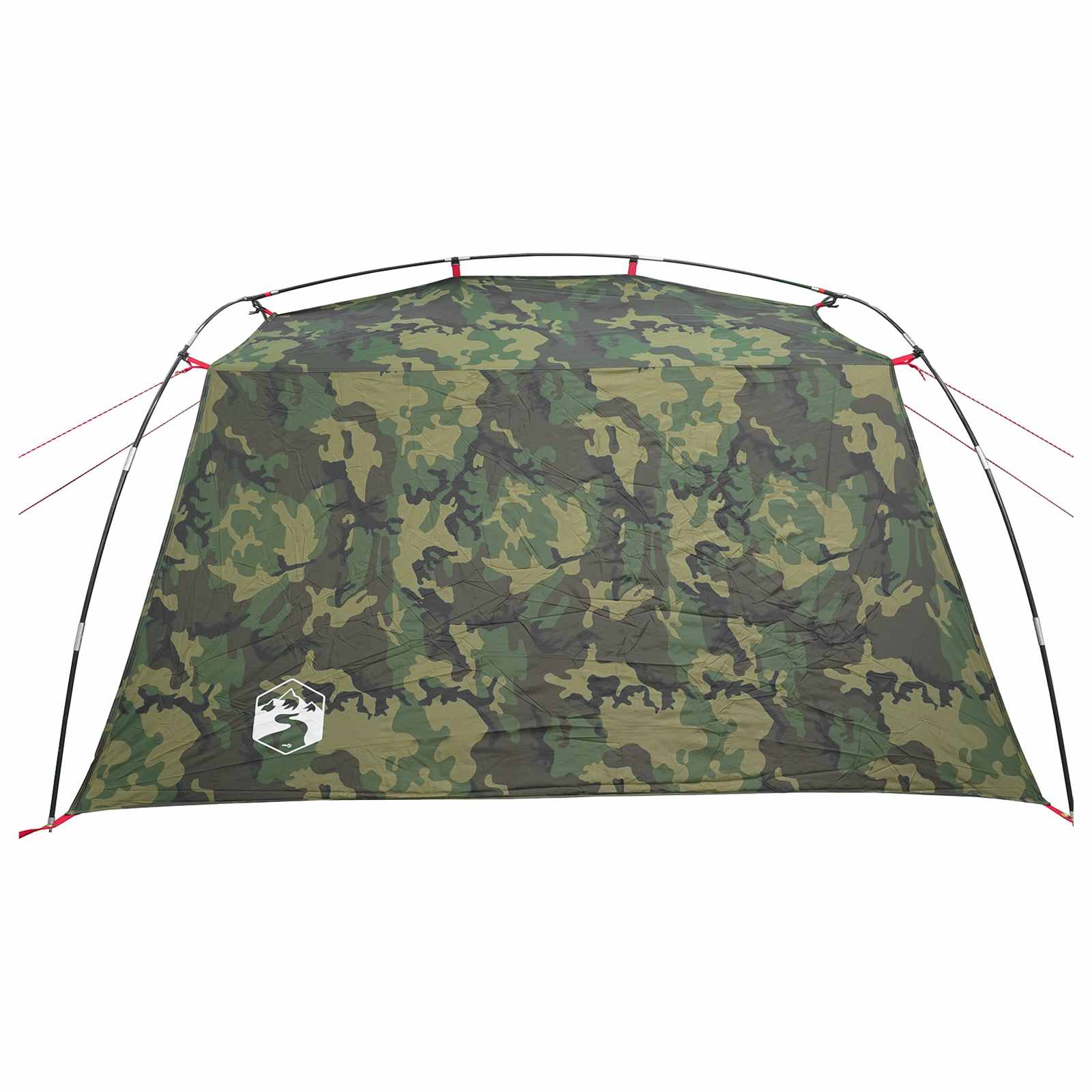 vidaXL Tunnel Tent 2-Person Camouflage 185T Polyester with PU Coating 6