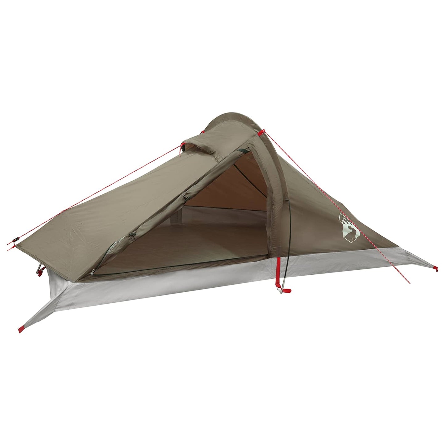vidaXL Backpacking Tent 4-Person Brown and Grey 2