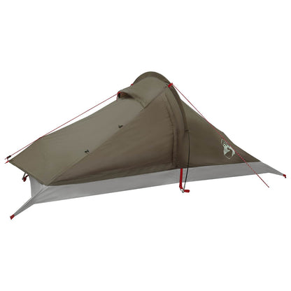vidaXL Backpacking Tent 4-Person Brown and Grey 3