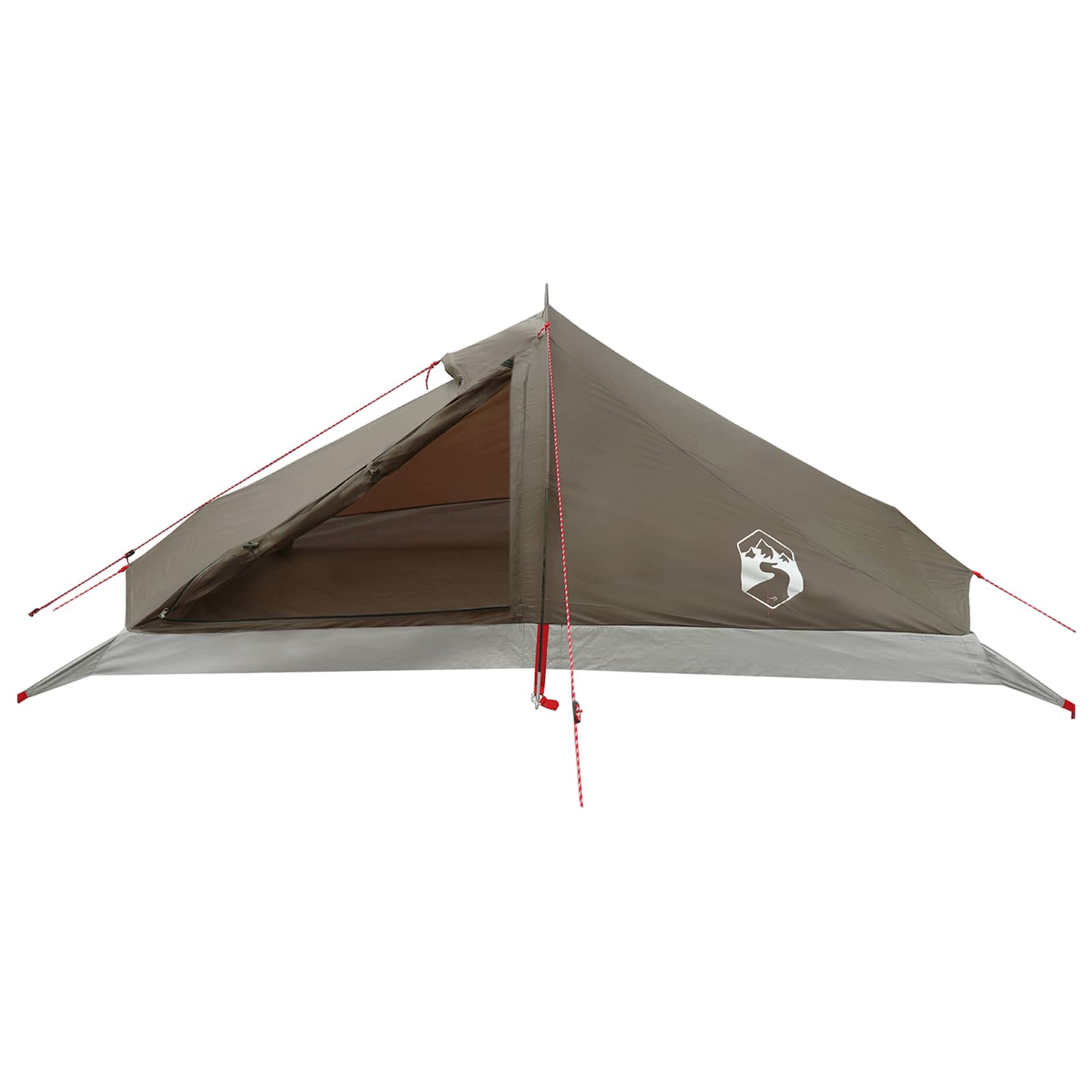 vidaXL Backpacking Tent 4-Person Brown and Grey 4