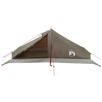 vidaXL Backpacking Tent 4-Person Brown and Grey 4