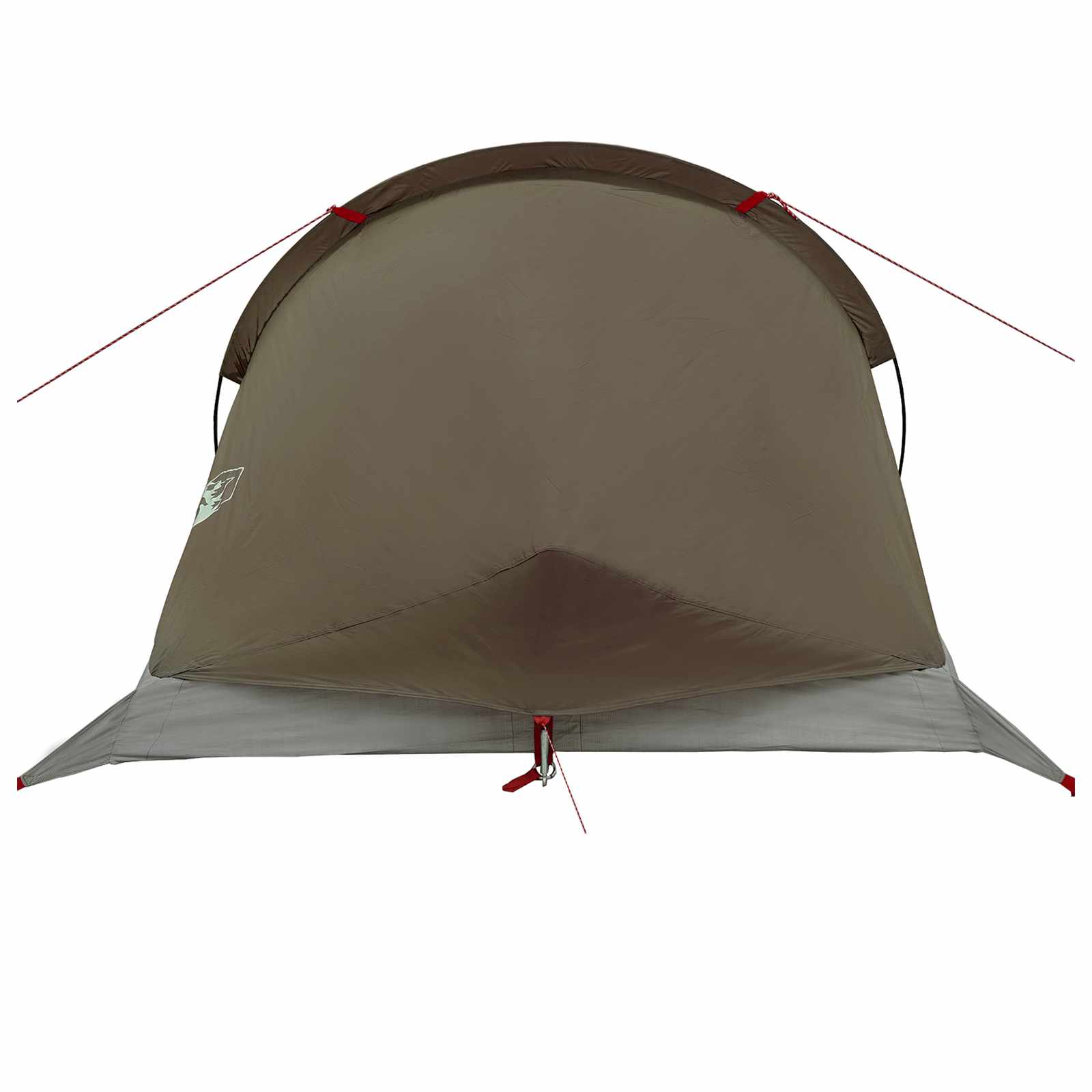 vidaXL Backpacking Tent 4-Person Brown and Grey 6