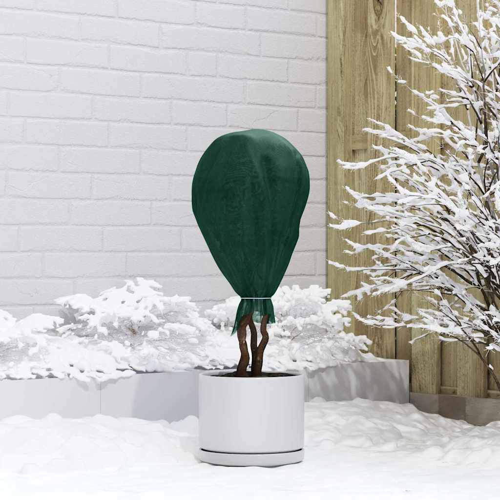 vidaXL Frost Protection Plant Fleece Green 100 x 1.6 m 4