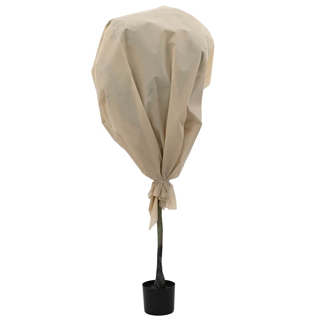 vidaXL Frost Protection Plant Fleece Beige 100 x 1.6 m 3