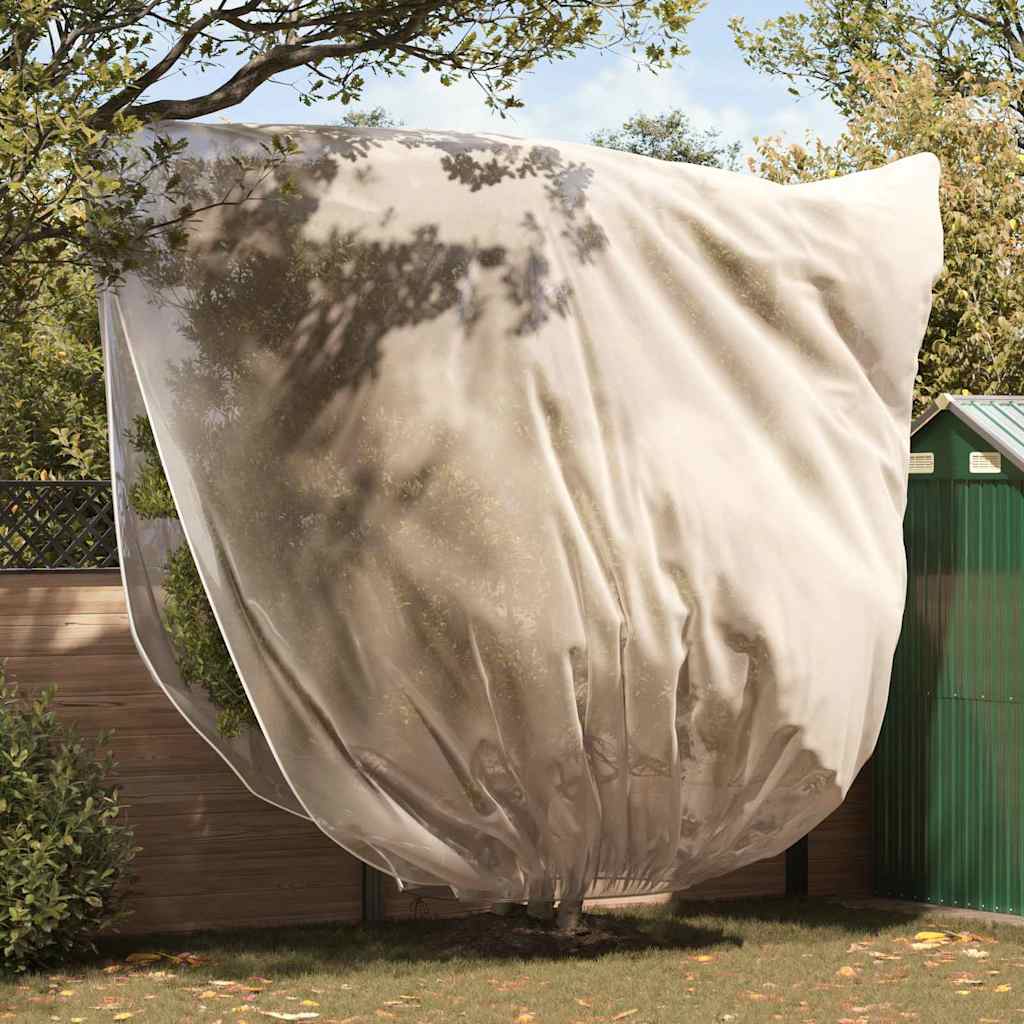 vidaXL Frost Protection Plant Fleece Covers 3 pcs Beige 3 x 3.93 m 1