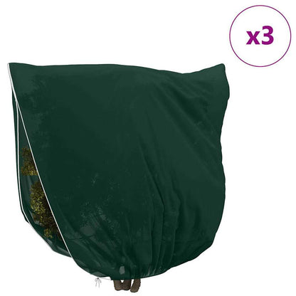 vidaXL Frost Protection Plant Fleece Covers 3 pcs Green 3 x 3.93 m 4