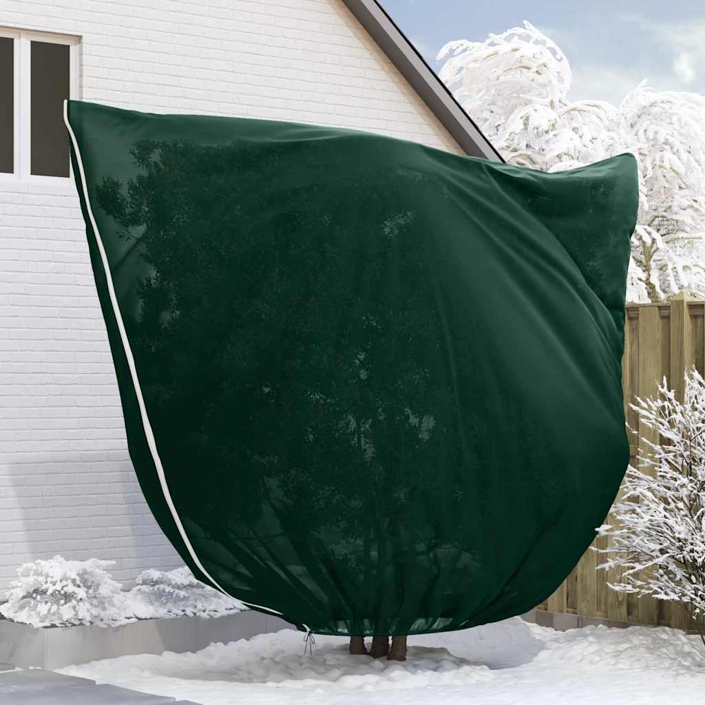 vidaXL Frost Protection Plant Fleece Covers 3 pcs Green 3.5 x 3.93 m 5