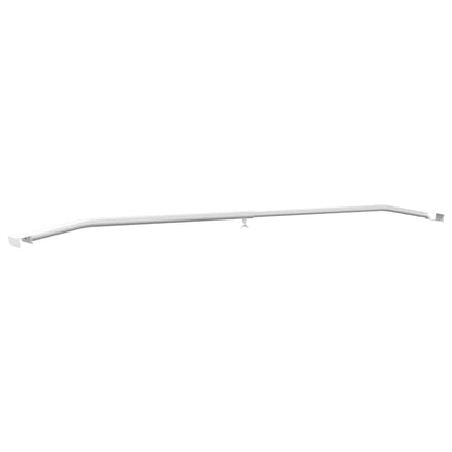 vidaXL Tarpaulin Bracket for Trailers 4 Silver 102-155 cm Aluminum 5