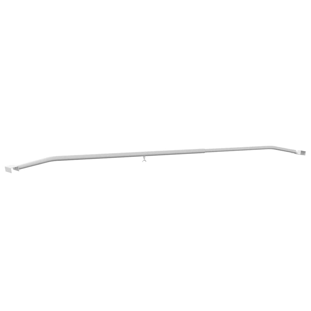 vidaXL Tarpaulin Bracket for Trailers 2 Silver 136-218 cm Aluminum 5