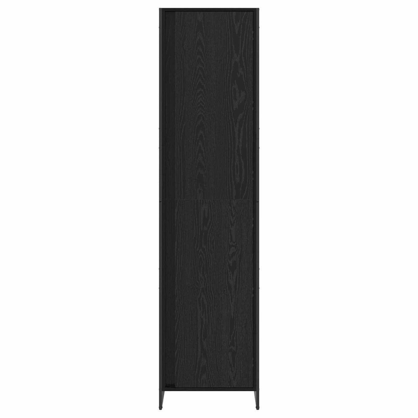 vidaXL Warderobe Black Oak 50 x 50 x 200 cm Engineered Wood 5