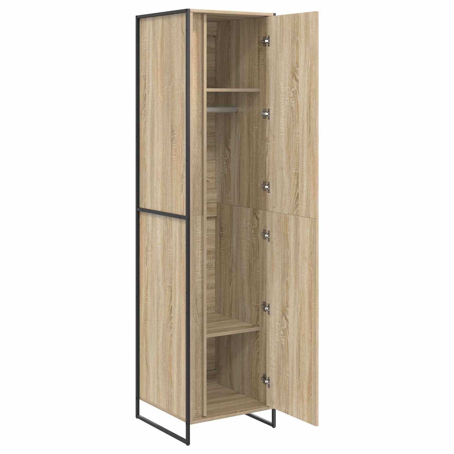 vidaXL Warderobe Sonoma 50 x 50 x 200 cm Engineered Wood 4